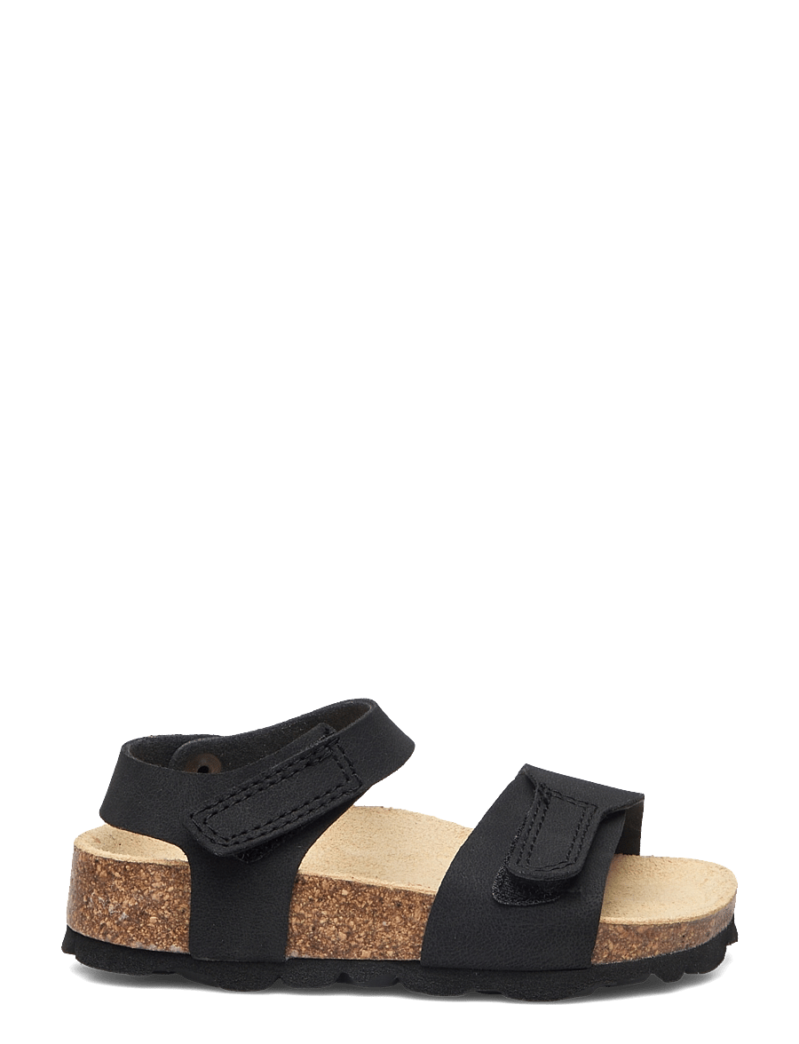 Superfit - FUSSBETTPANTOFFEL - sandalen - black - 1