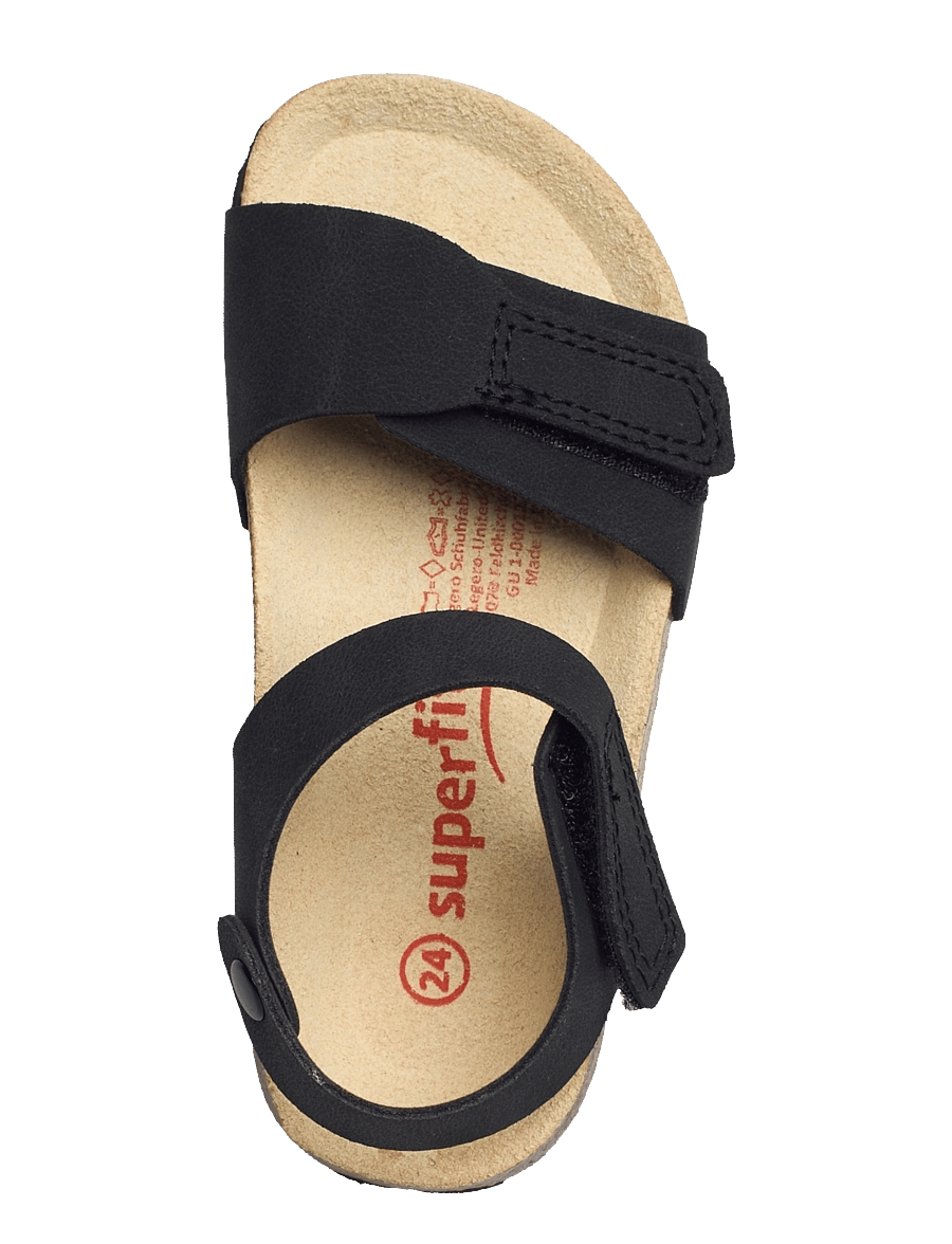 Superfit - FUSSBETTPANTOFFEL - sandalen - black - 3