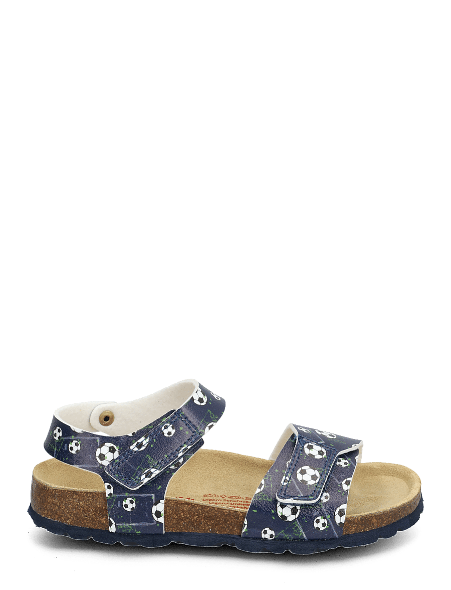 Superfit - FUSSBETTPANTOFFEL - sandaalid - blue/multi-coloured - 1