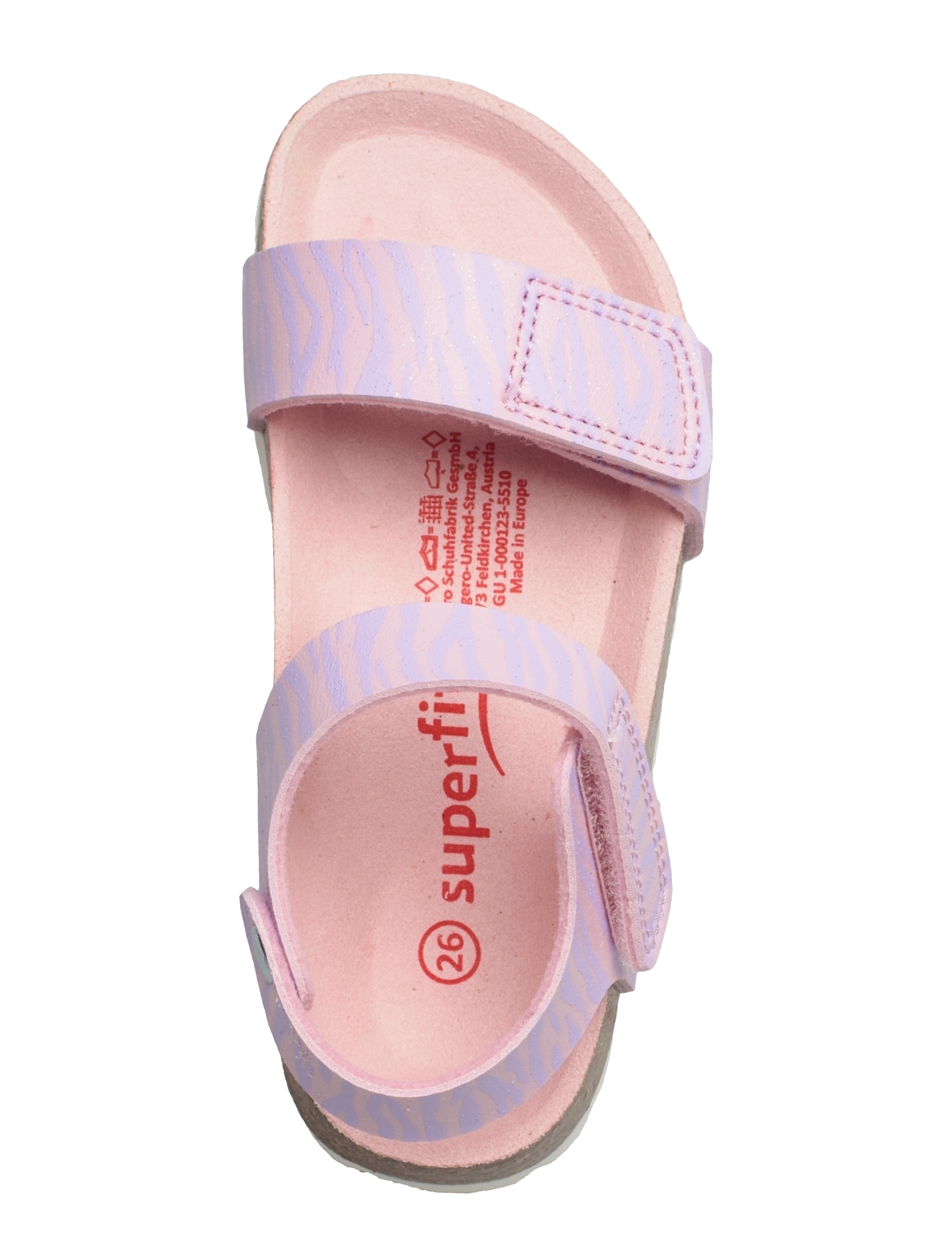 Superfit - FUSSBETTPANTOFFEL - rose/purple - 3