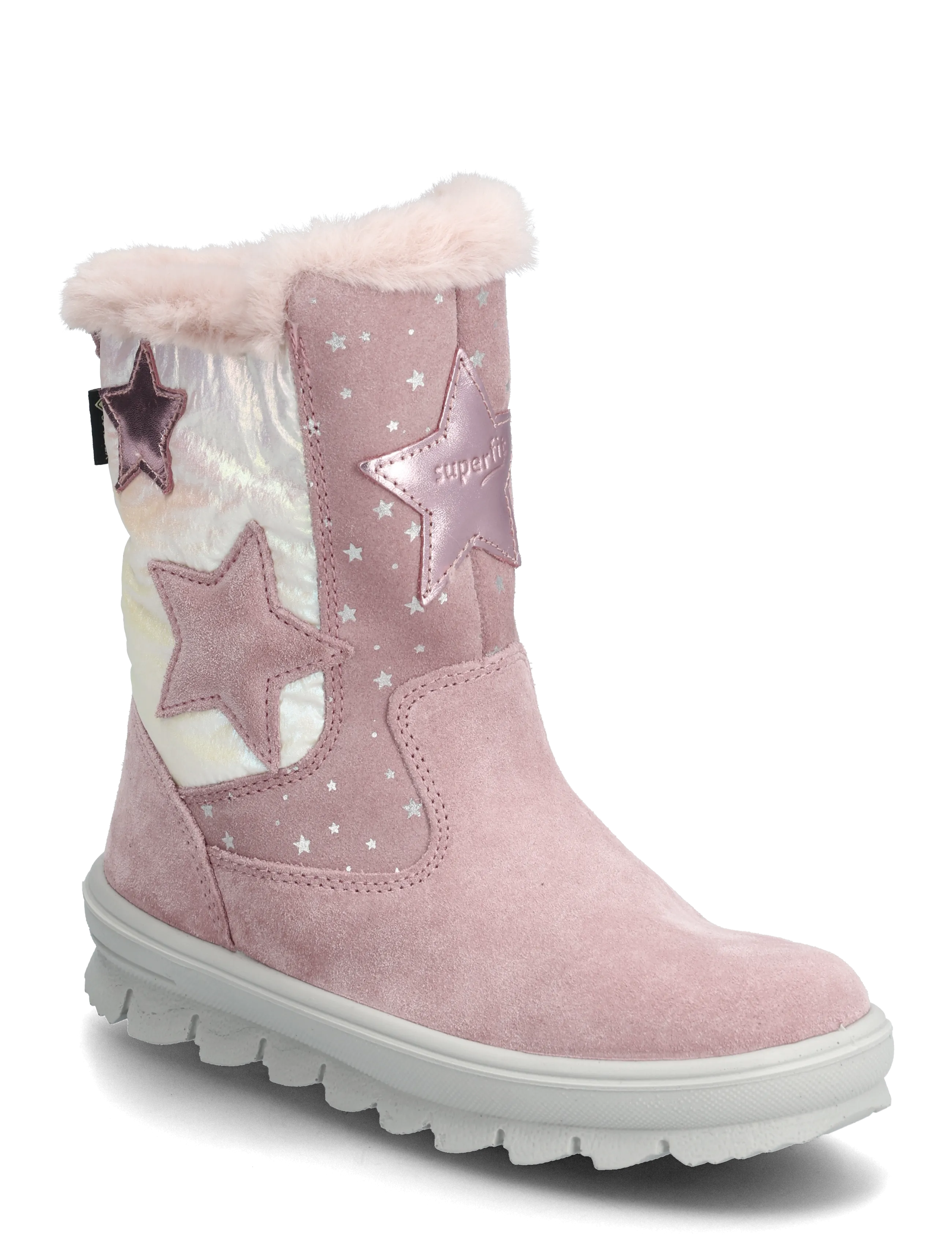 Superfit FLAVIA - Vinterstøvler - PINK / WHITE / pink/rose