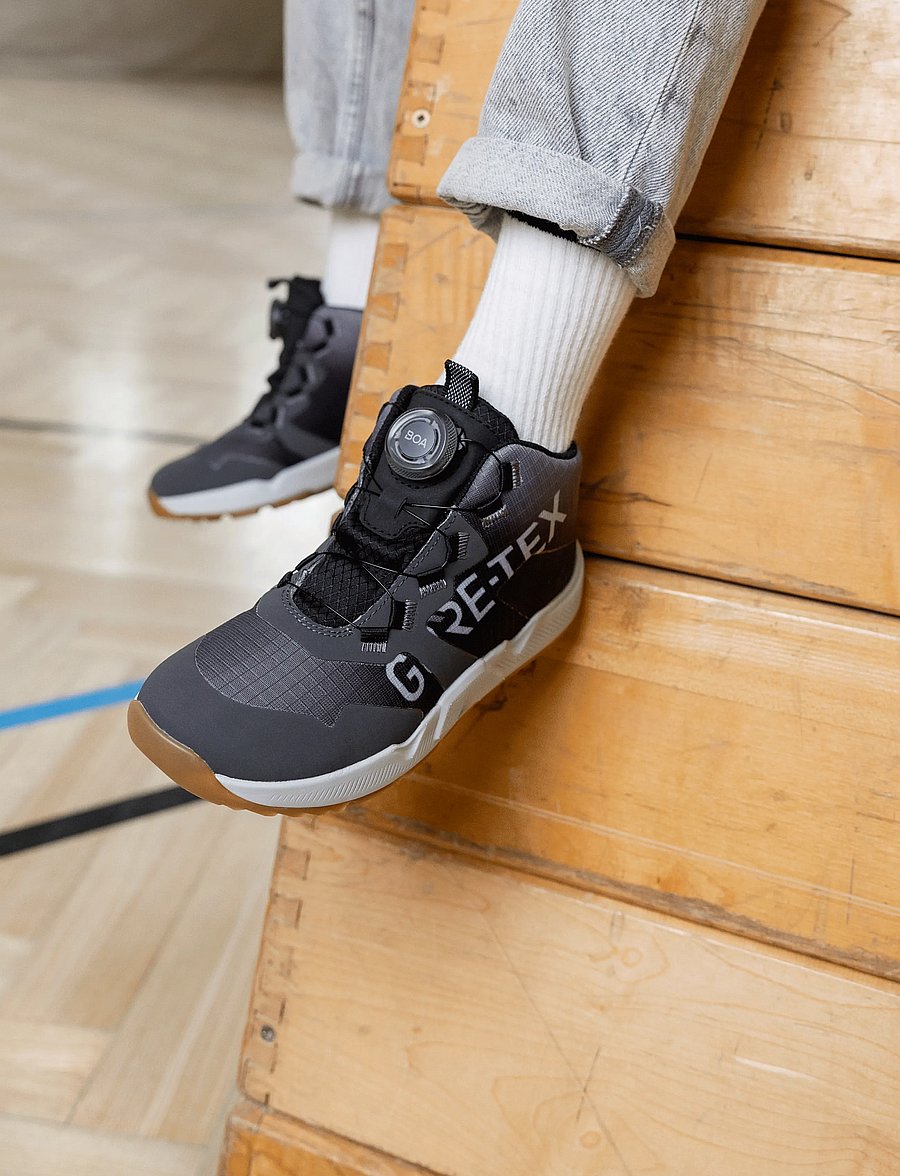Superfit - AGOS GTX - höga sneakers - black / grey - 0