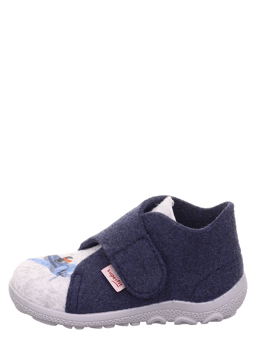 Superfit - HAPPY OCTI - hausschuhe - blue / grey - 0