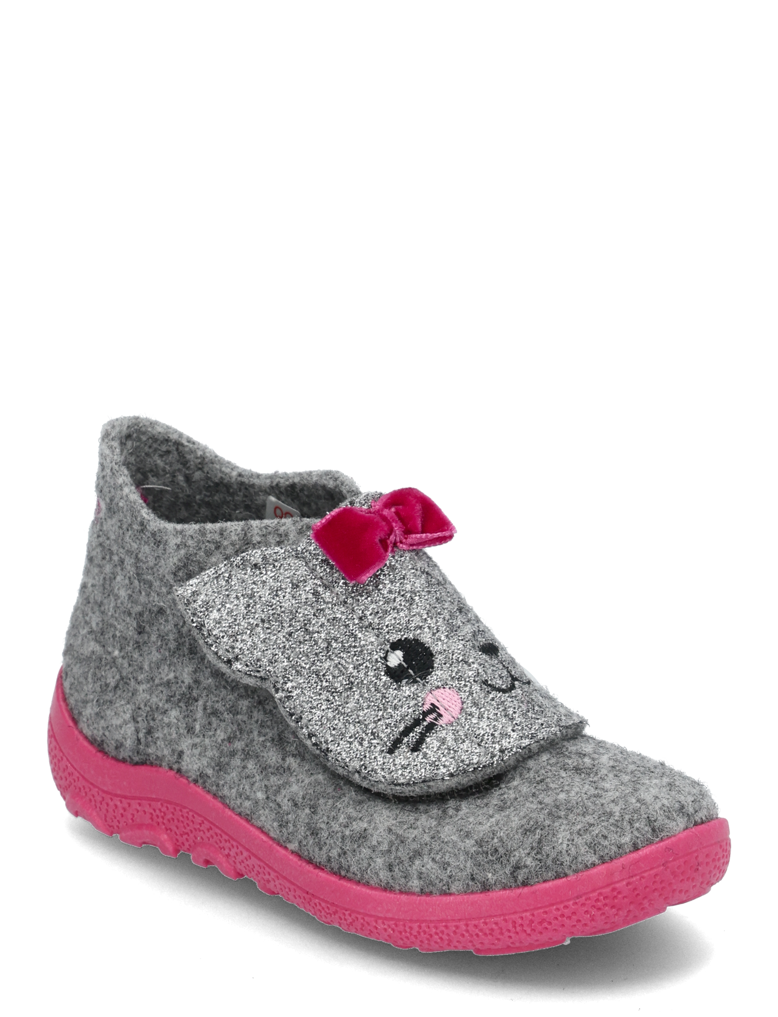 Superfit Happy Octi, 21/13.1 cm, Schuhe, Grau - Slippers & Indoor Kinder