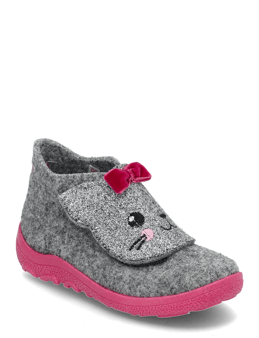 Superfit - HAPPY OCTI - hausschuhe - light gray/pink - 0