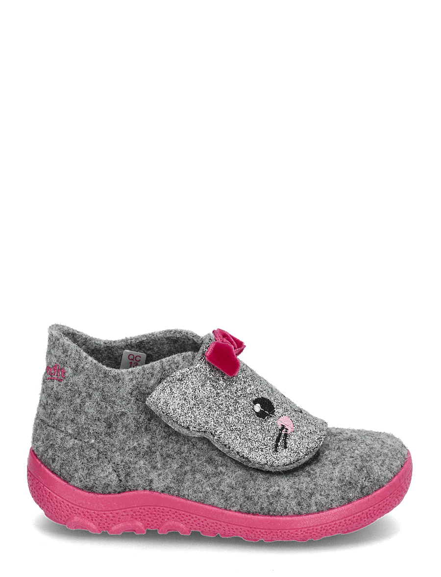 Superfit - HAPPY OCTI - hausschuhe - light gray/pink - 1