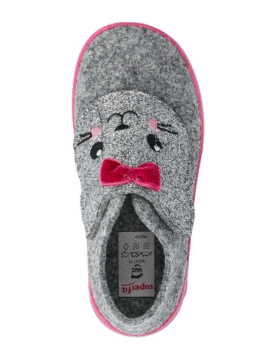 Superfit - HAPPY OCTI - hausschuhe - light gray/pink - 3