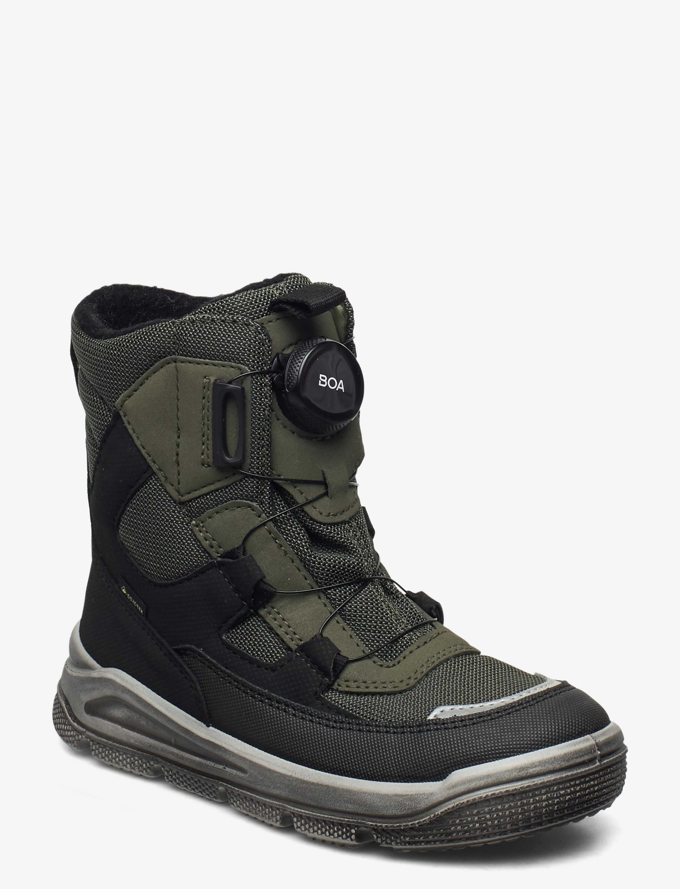 Superfit MARS - Winterstiefel - BLACK/GREEN / green