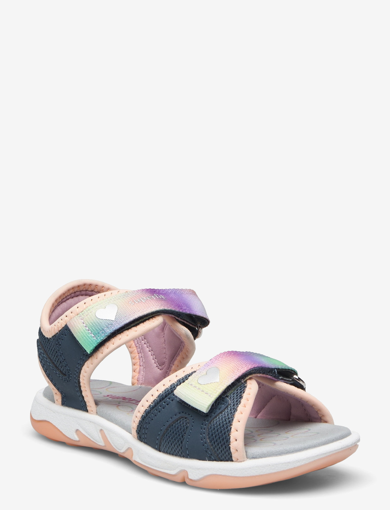 Superfit PEBBLES - Sandals - BLUE/ORANGE / multi