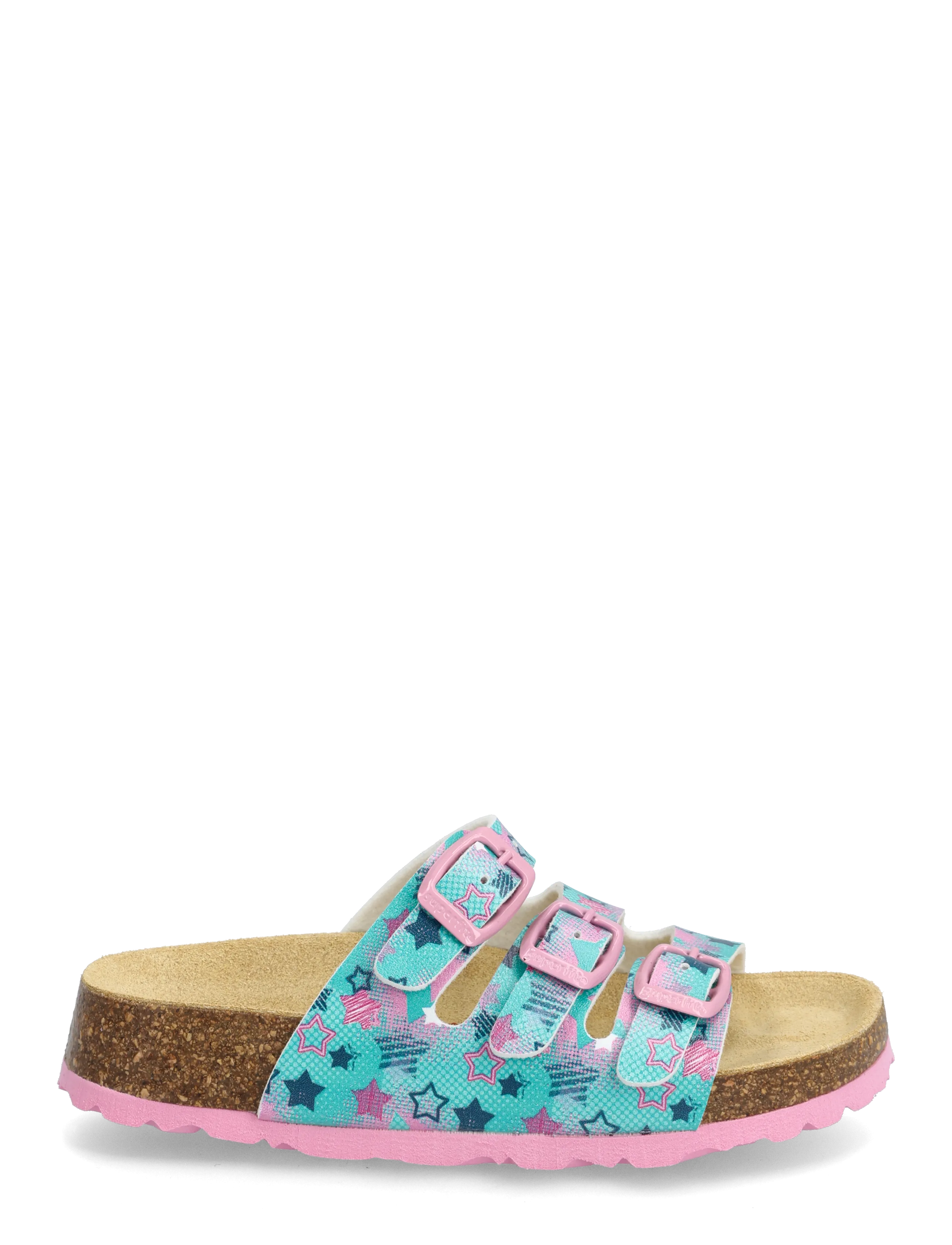 Superfit - FUSSBETTPANTOFFEL - sandals - green  / multicolored - 1