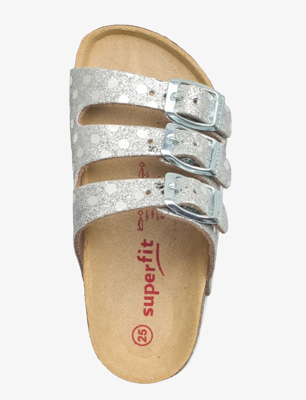 Superfit - FUSSBETTPANTOFFEL - sandalen - silver/white - 3