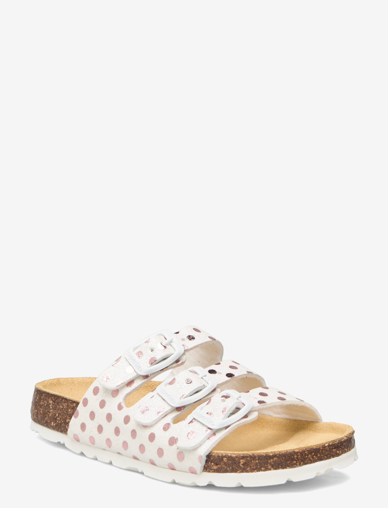 Superfit - FOOTBED SLIPPER - sandaalid - white/rose - 0