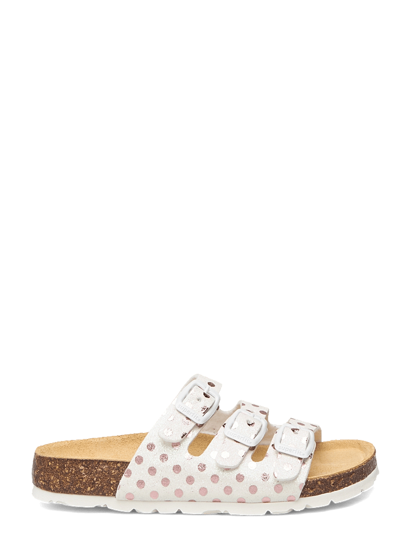 Superfit - FOOTBED SLIPPER - sandaalid - white/rose - 1