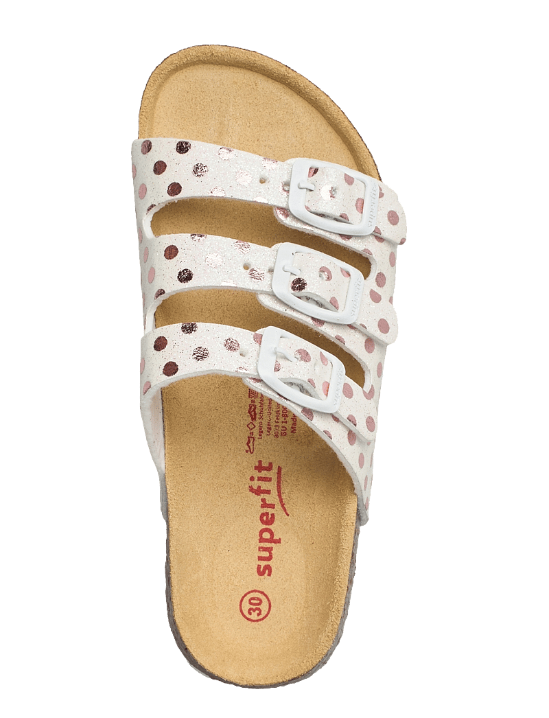 Superfit - FOOTBED SLIPPER - sandaalid - white/rose - 3