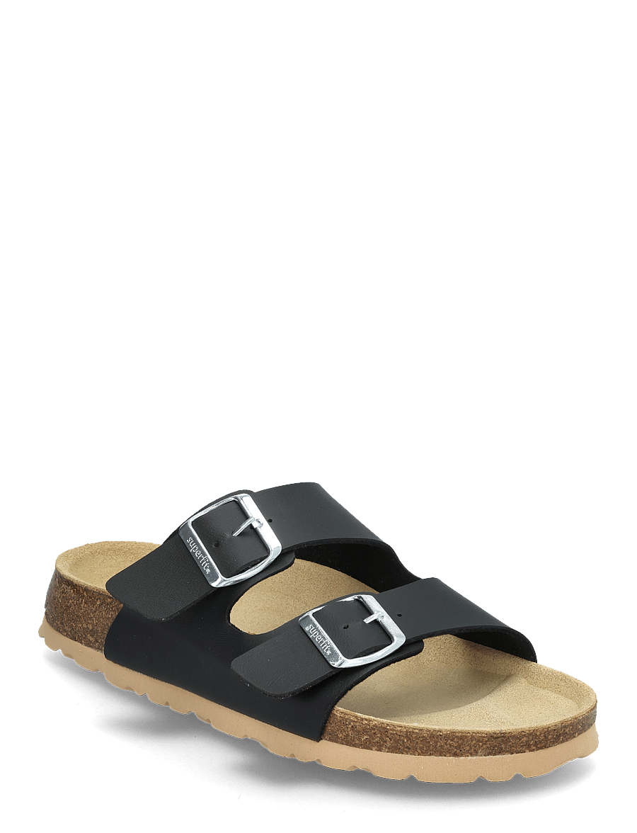 Superfit - FUSSBETTPANTOFFEL - sandalen - black - 0