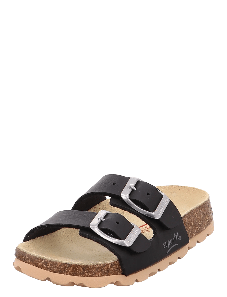 Superfit - FUSSBETTPANTOFFEL - sandalen - black - 5