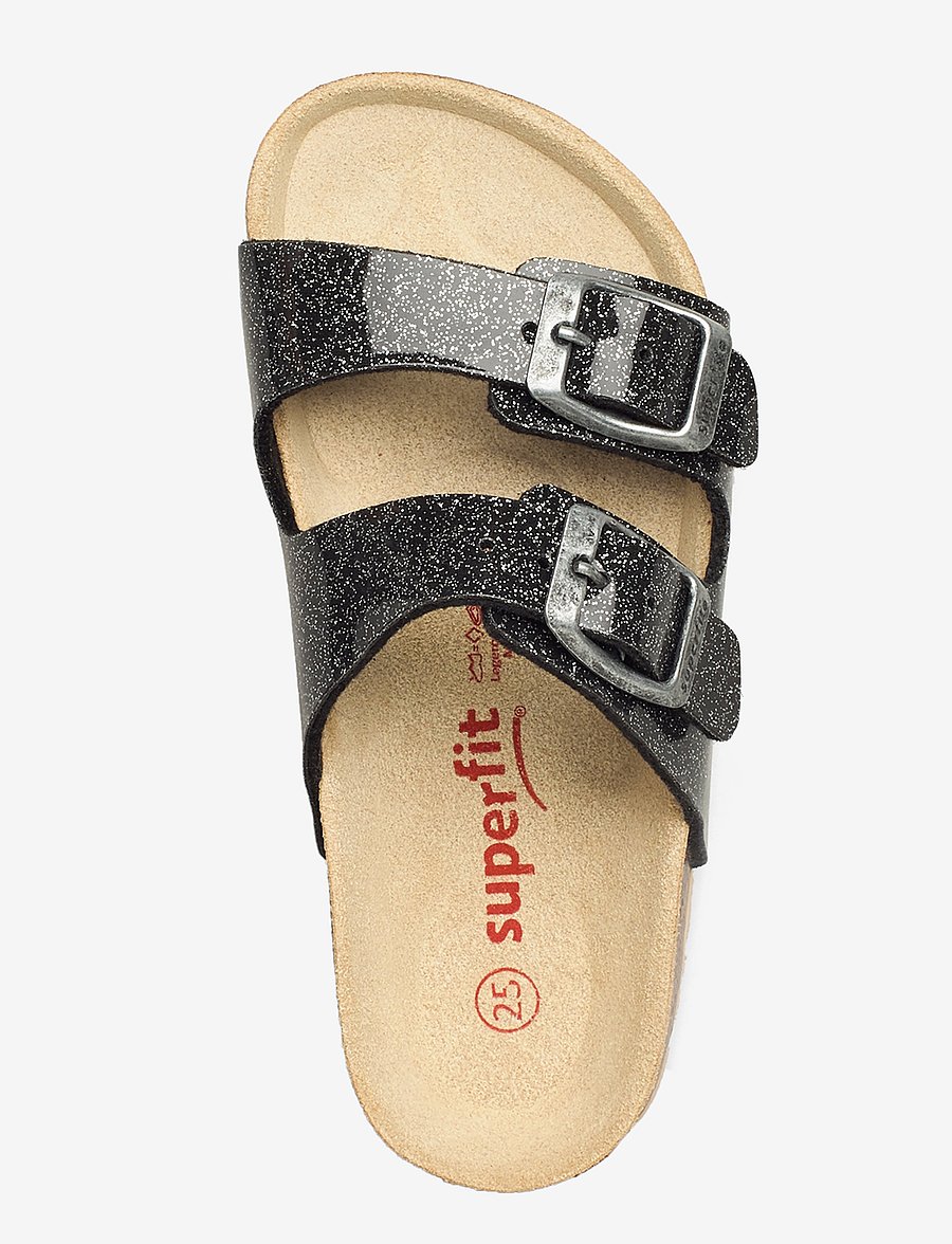 Superfit - FUSSBETTPANTOFFEL - sandalen - black/silver - 3