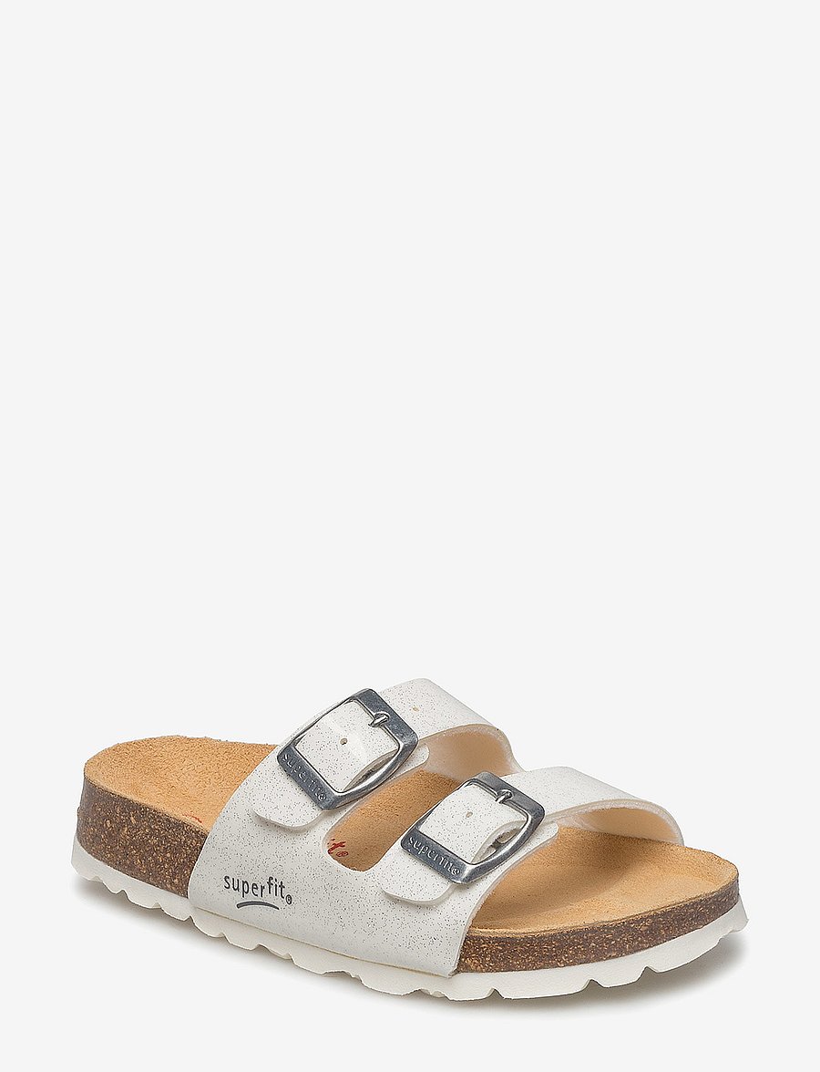 Superfit - FUSSBETTPANTOFFEL - sandaalid - white - 0