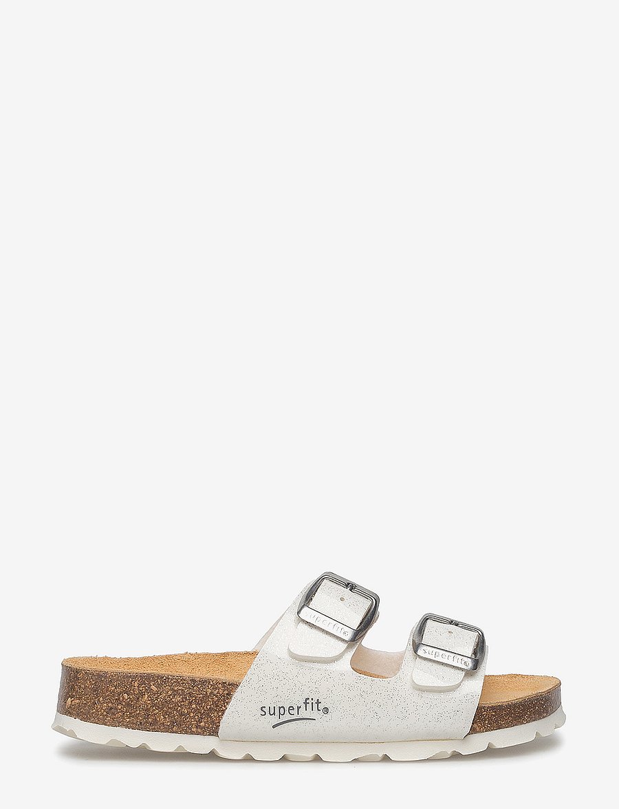 Superfit - FUSSBETTPANTOFFEL - sandaalid - white - 1