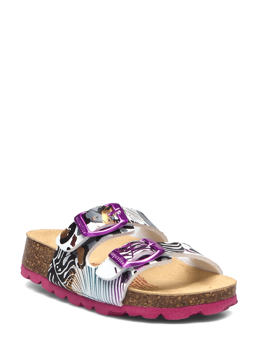 Superfit - FUSSBETTPANTOFFEL - sandalen - white/multicolour - 0
