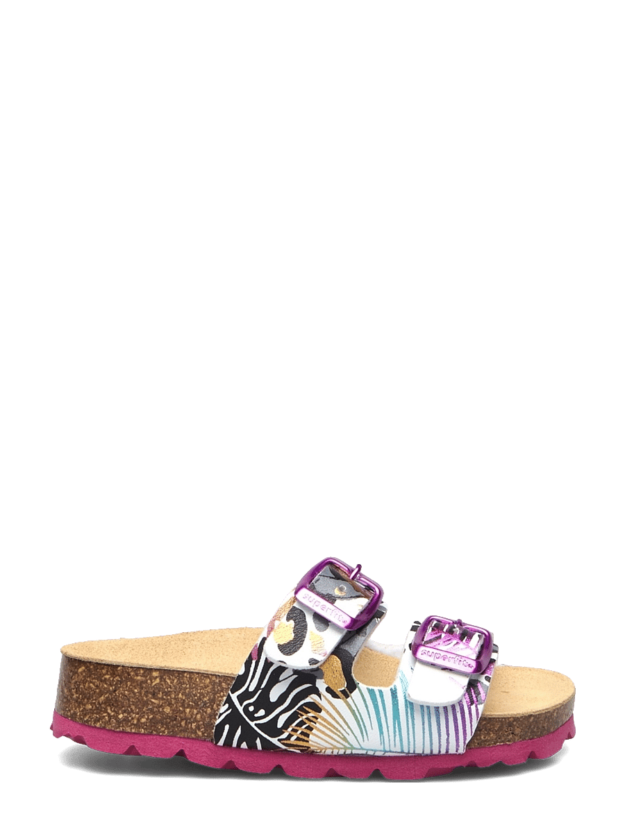 Superfit - FUSSBETTPANTOFFEL - sandalen - white/multicolour - 1