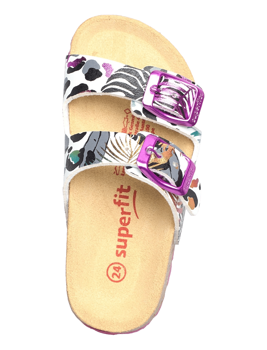 Superfit - FUSSBETTPANTOFFEL - sandalen - white/multicolour - 3