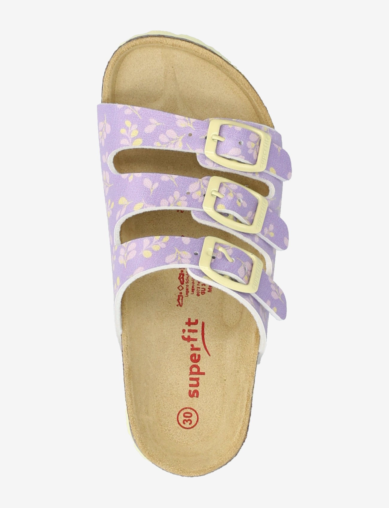 Superfit - FUSSBETTPANTOFFEL - sandaler - purple/yellow - 3