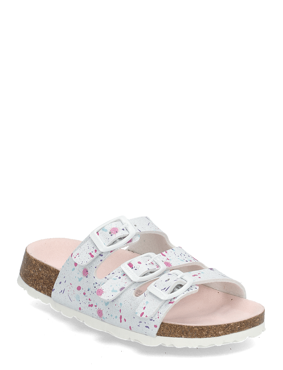 Superfit - FUSSBETTPANTOFFEL - sandalen - white - 0