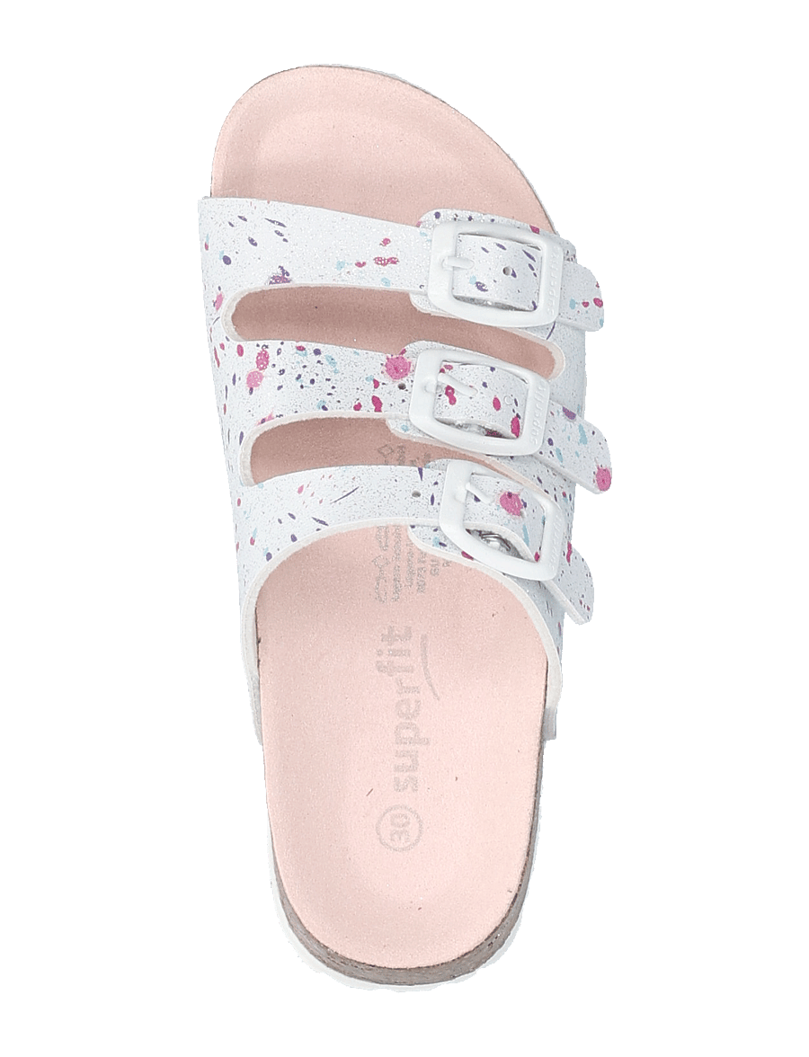Superfit - FUSSBETTPANTOFFEL - sandalen - white - 3