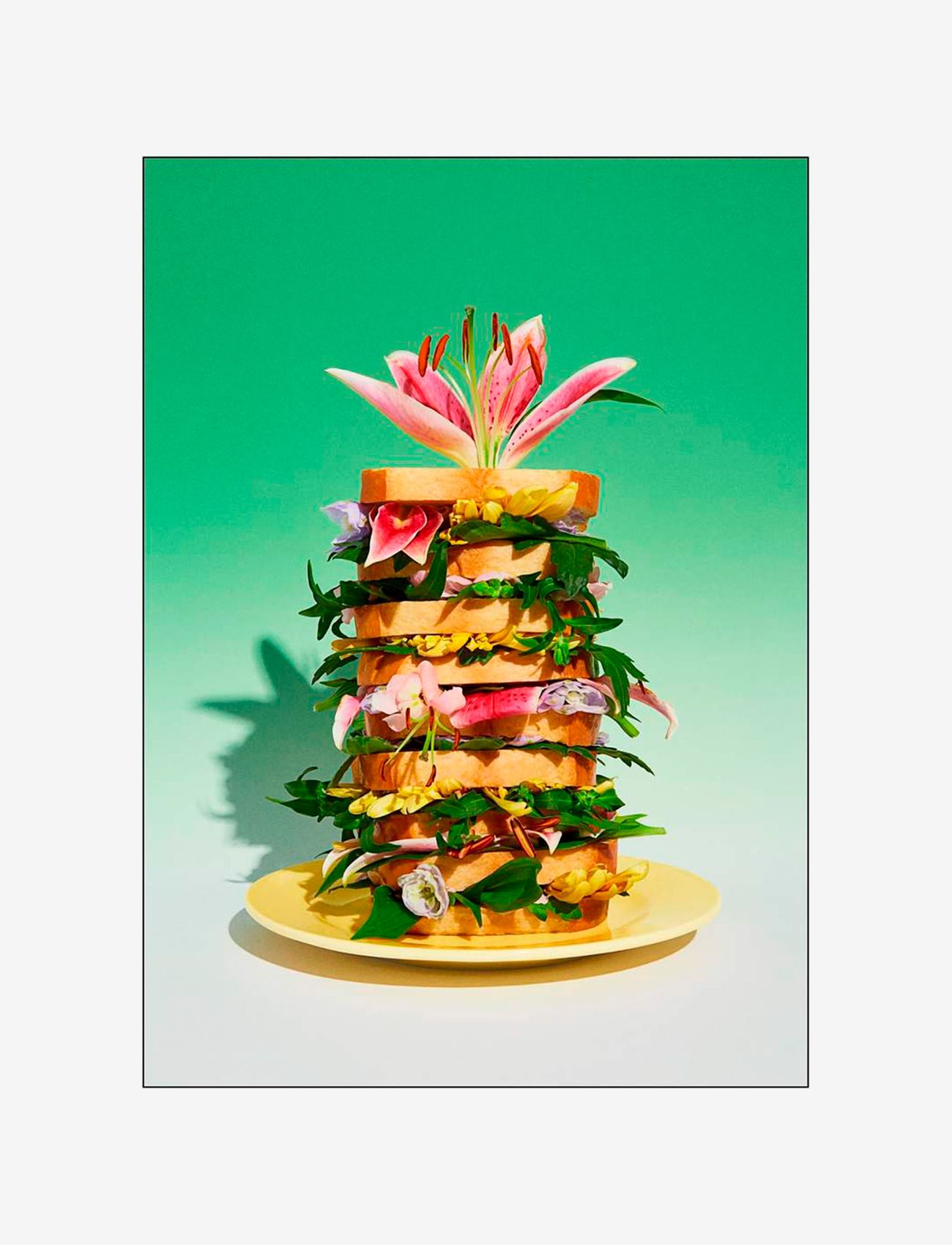SUPERMERCAT Dagwood-Flower-Sandwich Patterned - 70X100CM - Unisex