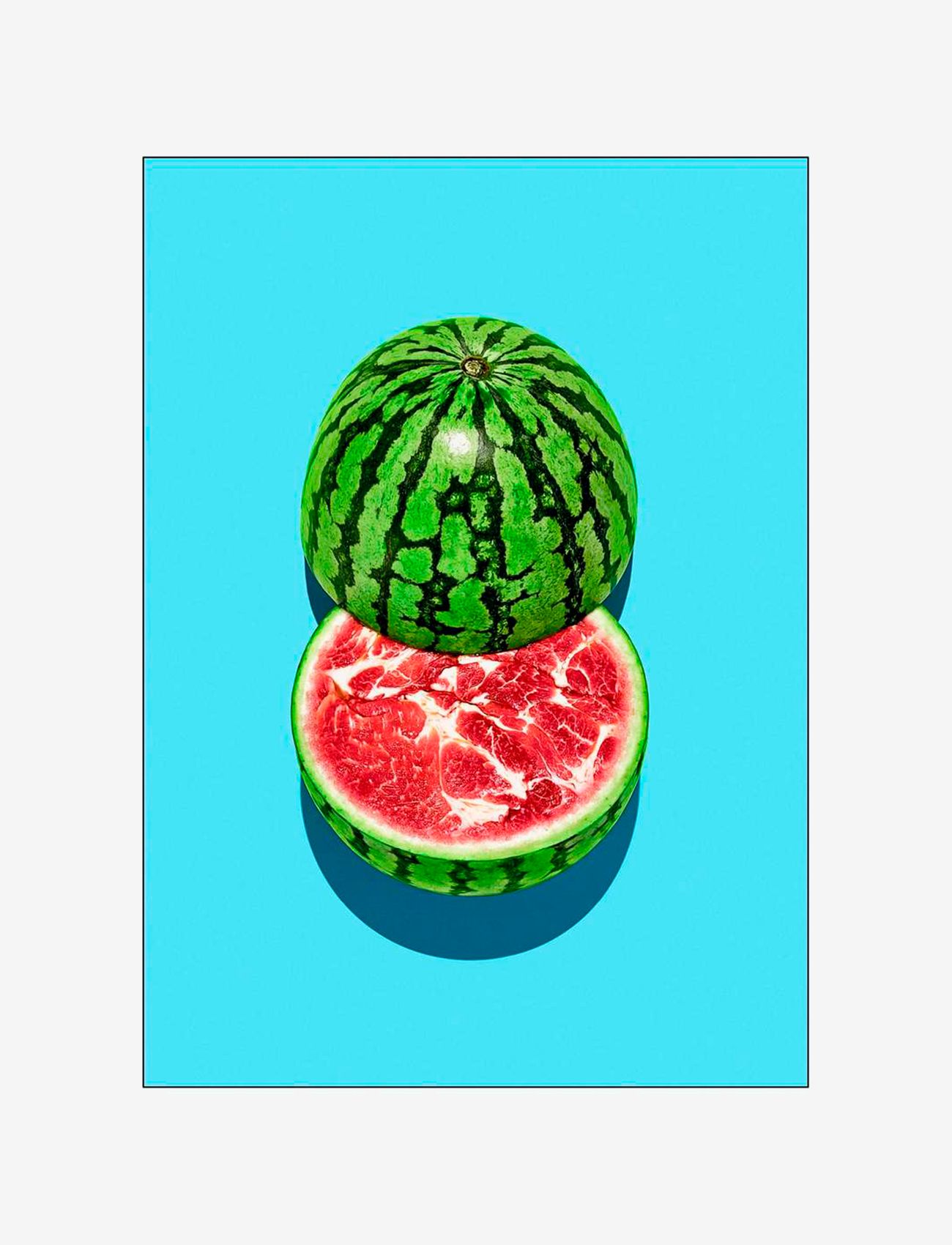 Supermercat Meat-Melon, 70X100 cm, Posters, Mehrfarbig/gemustert - Botanical, Homeware