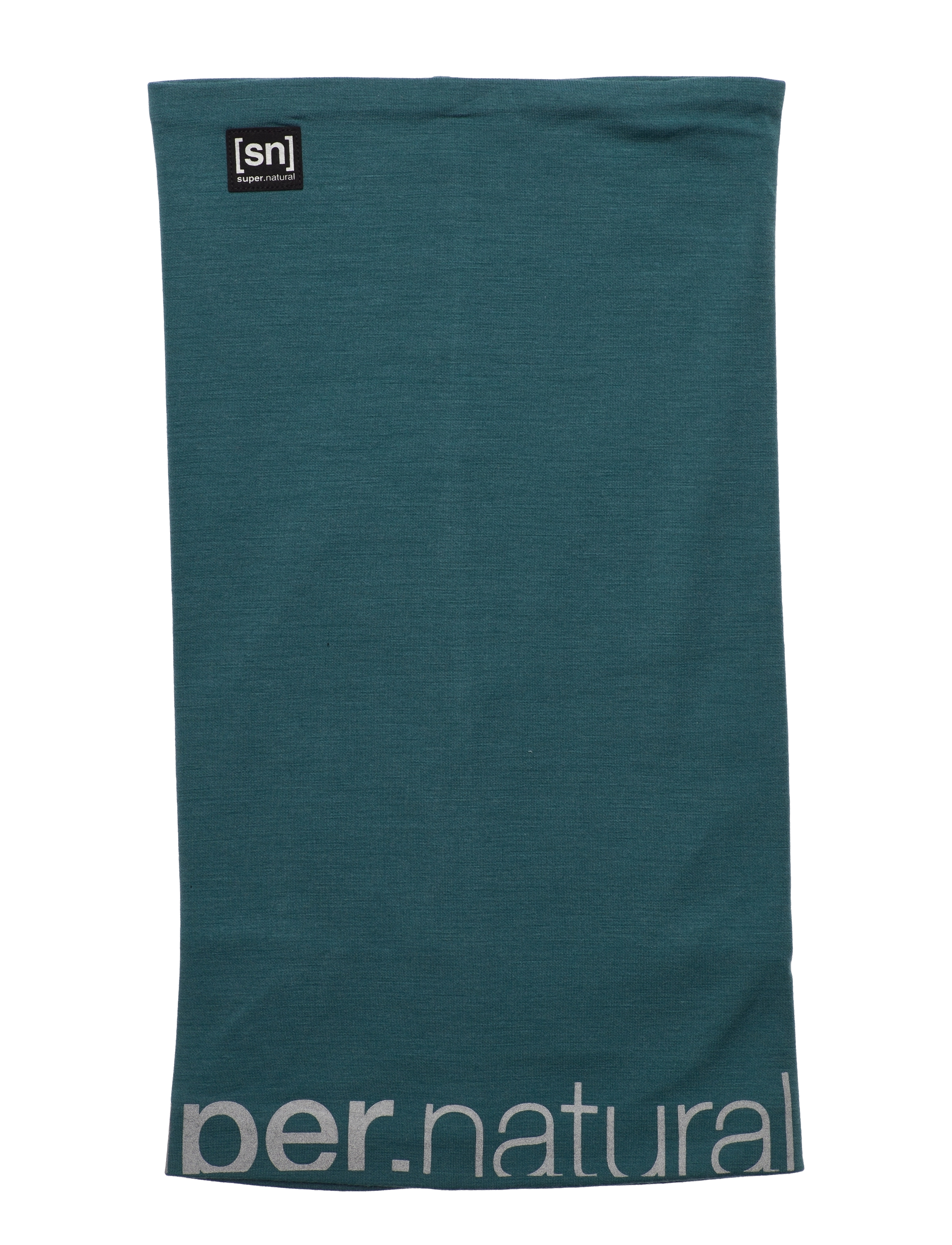 super.natural - COMFORT NECKWARMER - hydro/pirate grey melange - 1