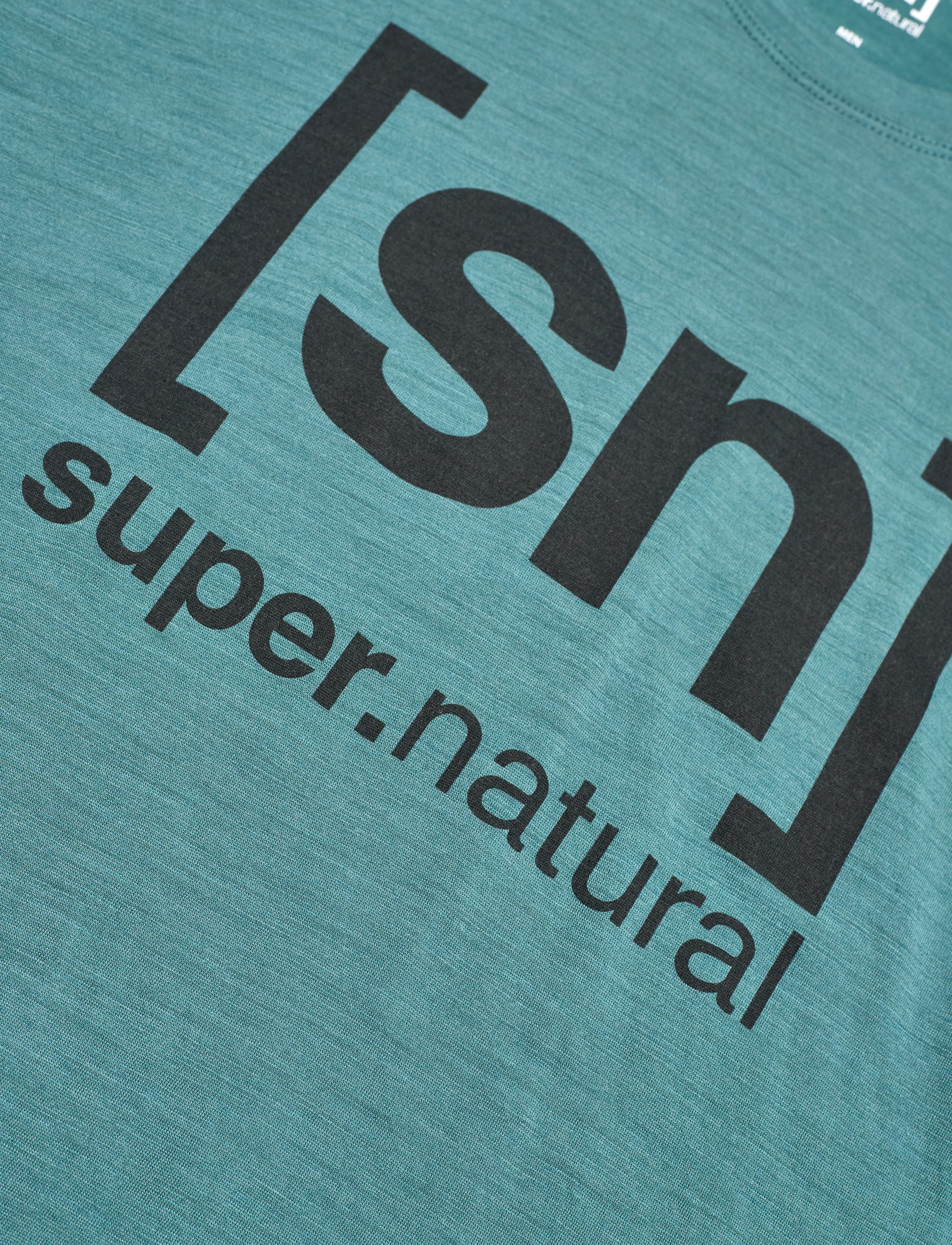 super.natural - M LOGO LS - hydro melange/pirate grey - 2