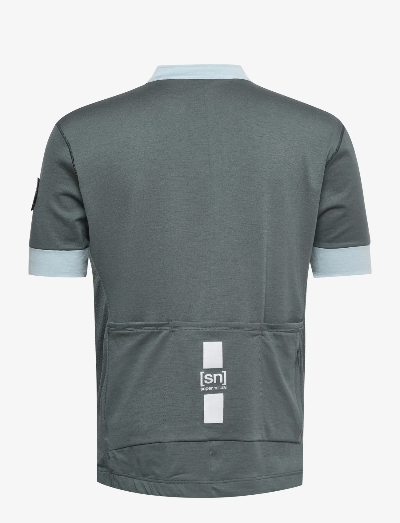 super.natural - M GRAVIER JERSEY - short-sleeved t-shirts - urban chic/cloud blue - 1