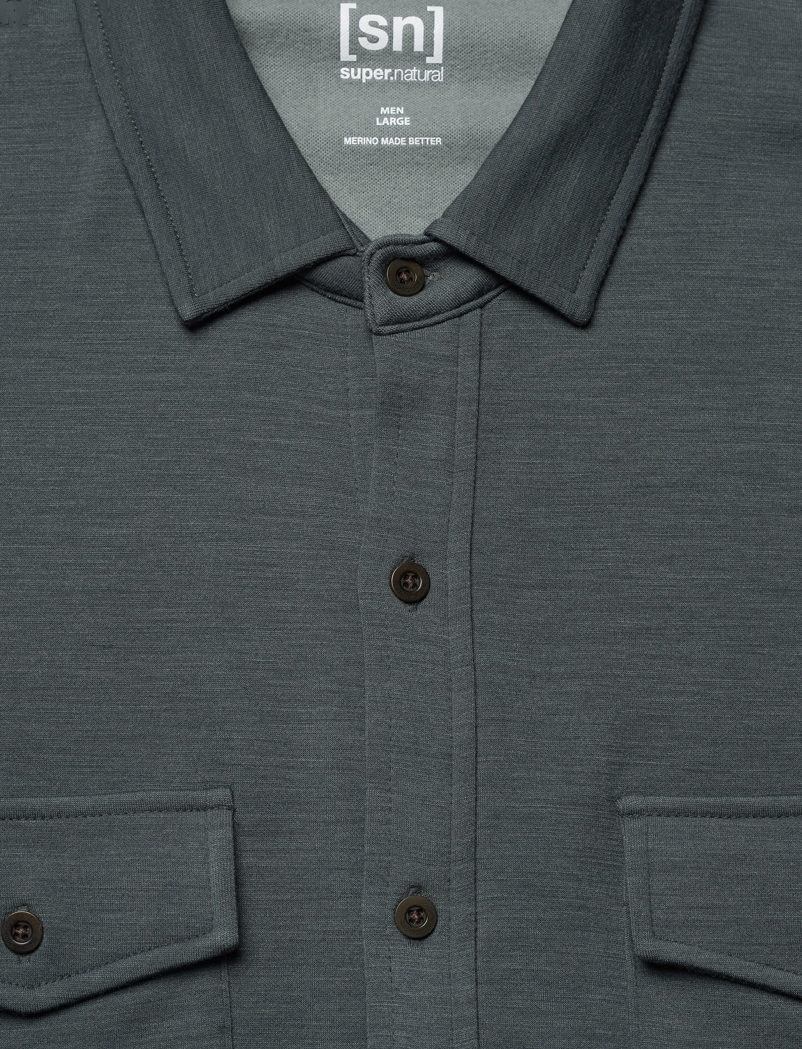 super.natural - M ADVENTURE SHIRT - urban chic melange - 3