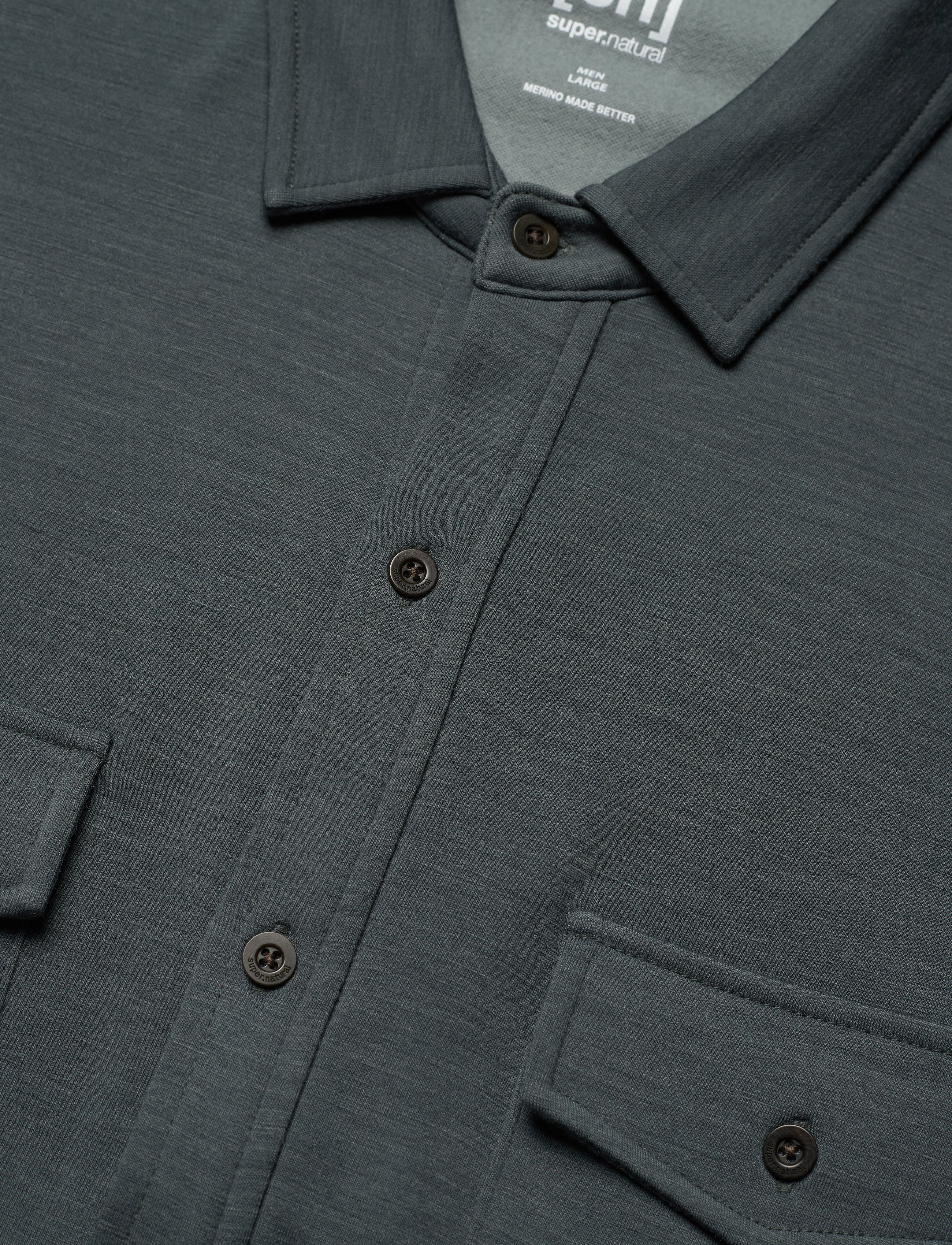 super.natural - M ADVENTURE SHIRT - urban chic melange - 4
