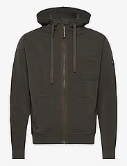super.natural - M SOLUTION HOODIE - mid layer jackets - black ink - 0