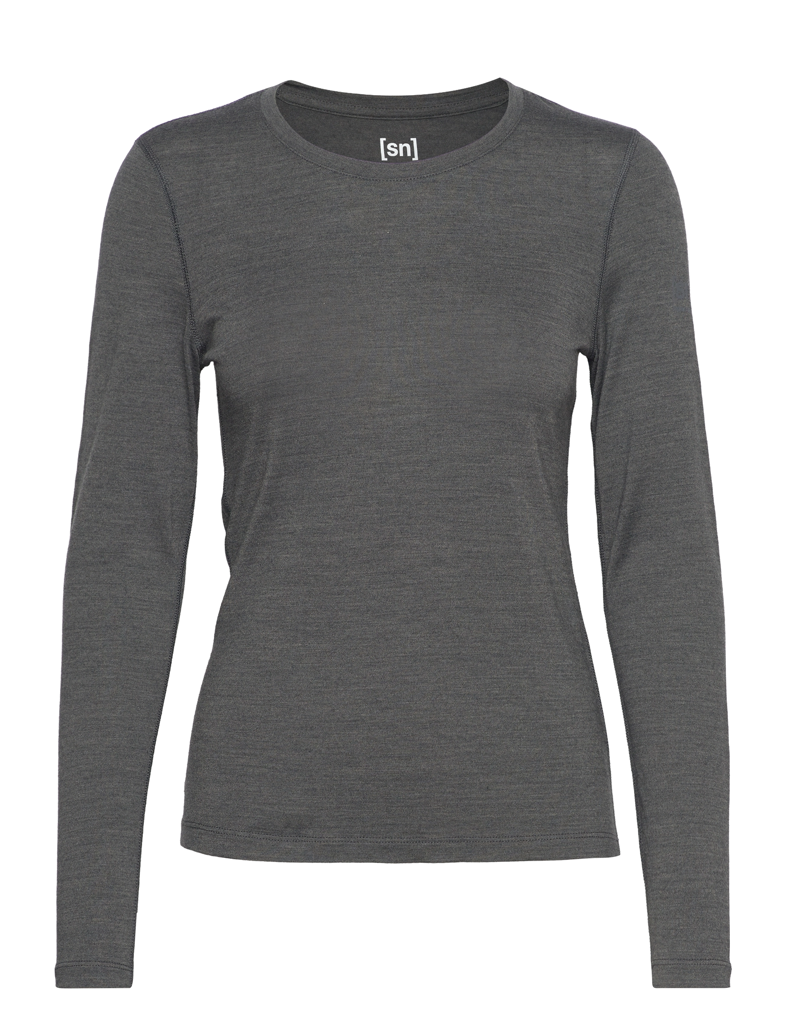 W BASE CREW NECK 230 - PIRATE GREY MELANGE