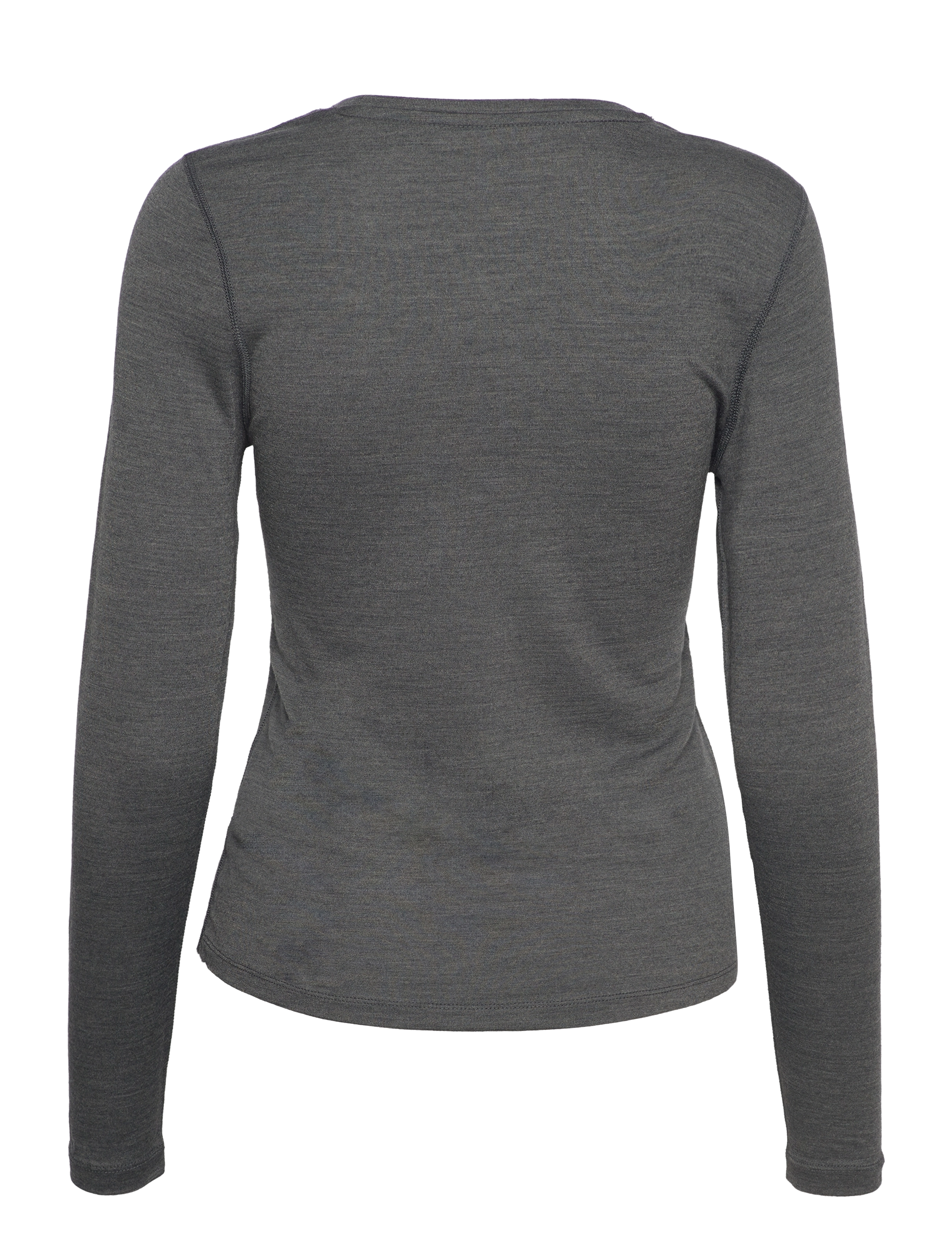 super.natural - W BASE CREW NECK 230 - pirate grey melange - 1