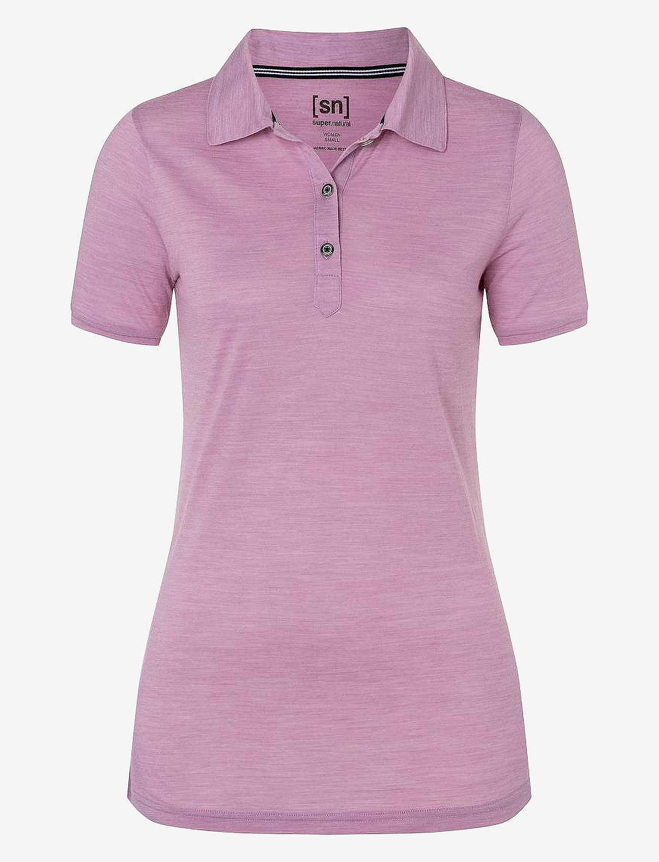 super.natural - W SPORTY POLO - polo marškinėliai - dawn pink melange - 0