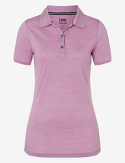 super.natural - W SPORTY POLO - polo marškinėliai - dawn pink melange - 0