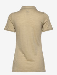super.natural - W SPORTY POLO - polo marškinėliai - olive grey melange - 1