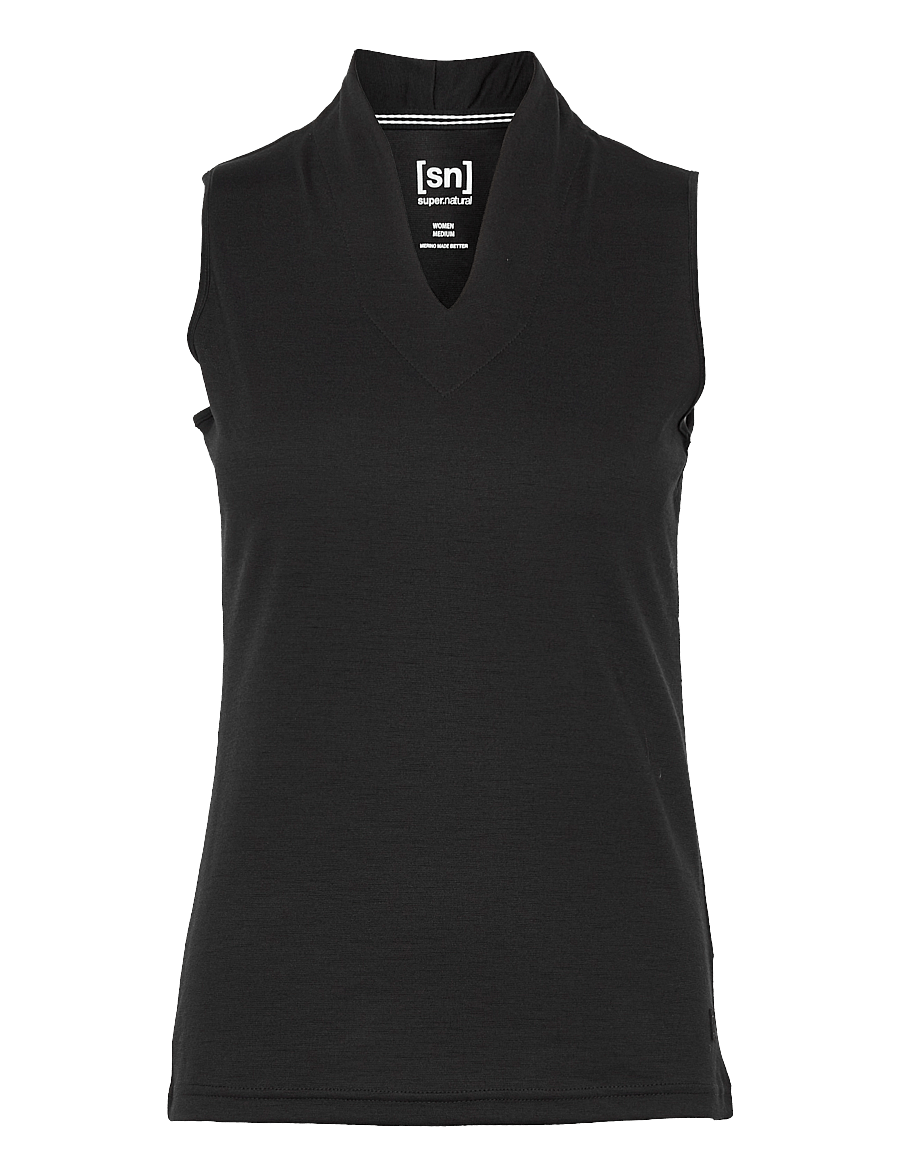 super.natural - W SPORTY TANK - jet black - 0