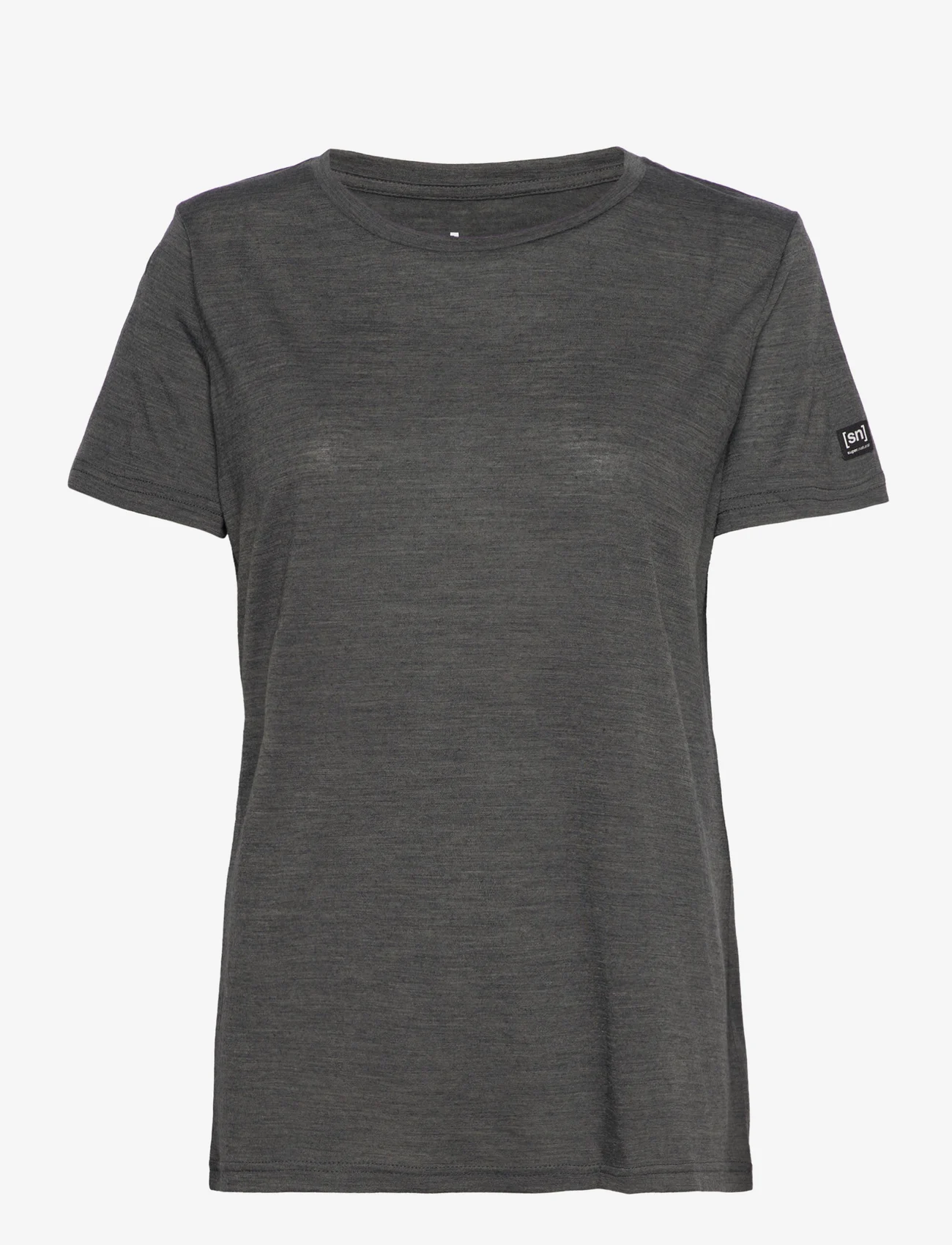 super.natural - W THE ESSENTIAL TEE - sport tops - pirate grey melange - 0