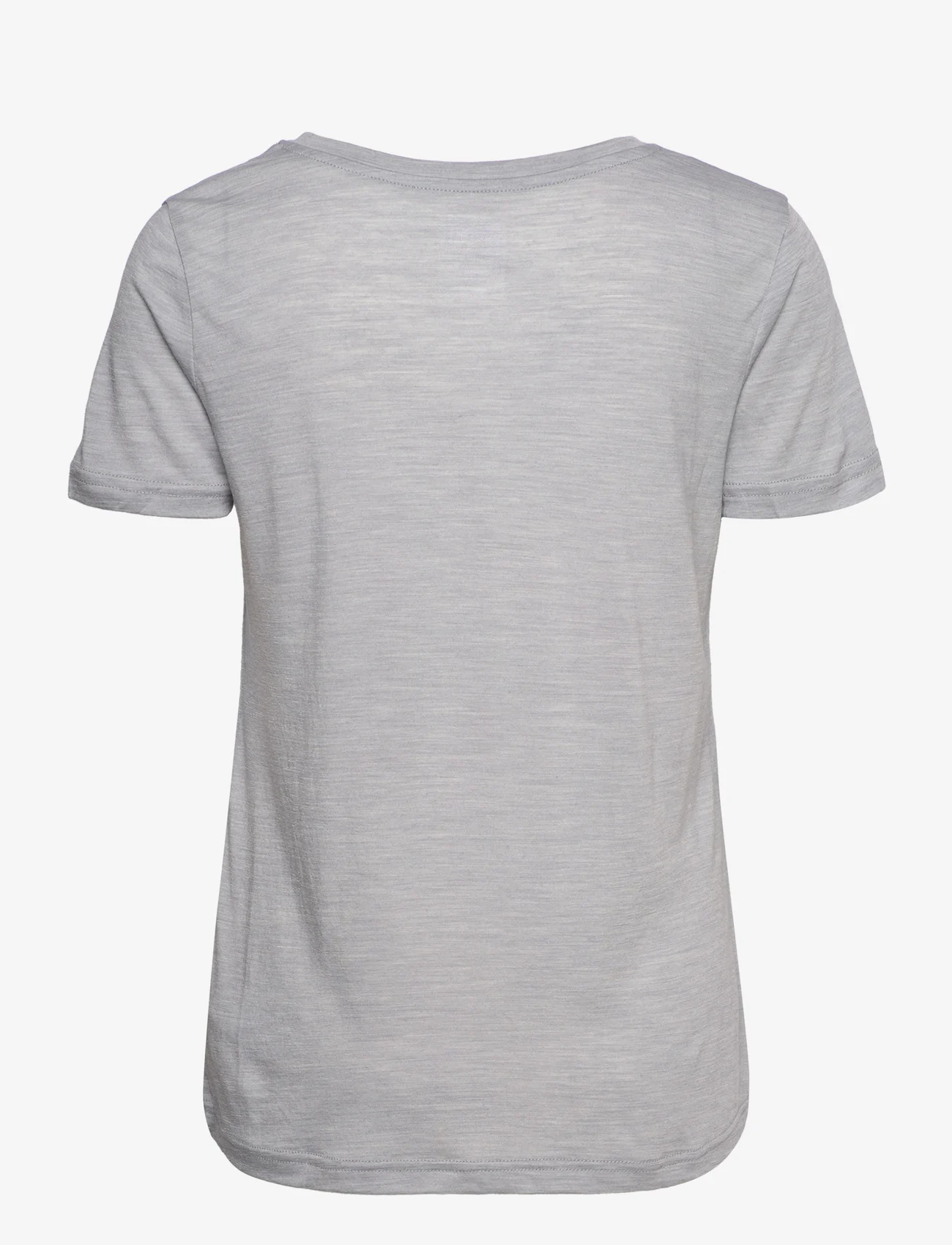super.natural - W THE ESSENTIAL TEE - t-shirts - ultimate grey melange - 1