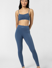 super.natural - W COMFY HIGH RISE TIGHT - løpe-& treningstights - night shadow blue - 4