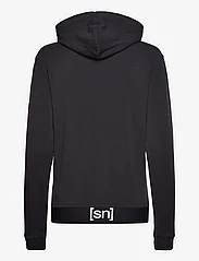 super.natural - W SOLUTION HOODIE - mid layer jackets - jet black - 1