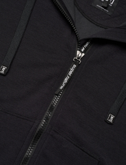 super.natural - W SOLUTION HOODIE - mid layer jackets - jet black - 2