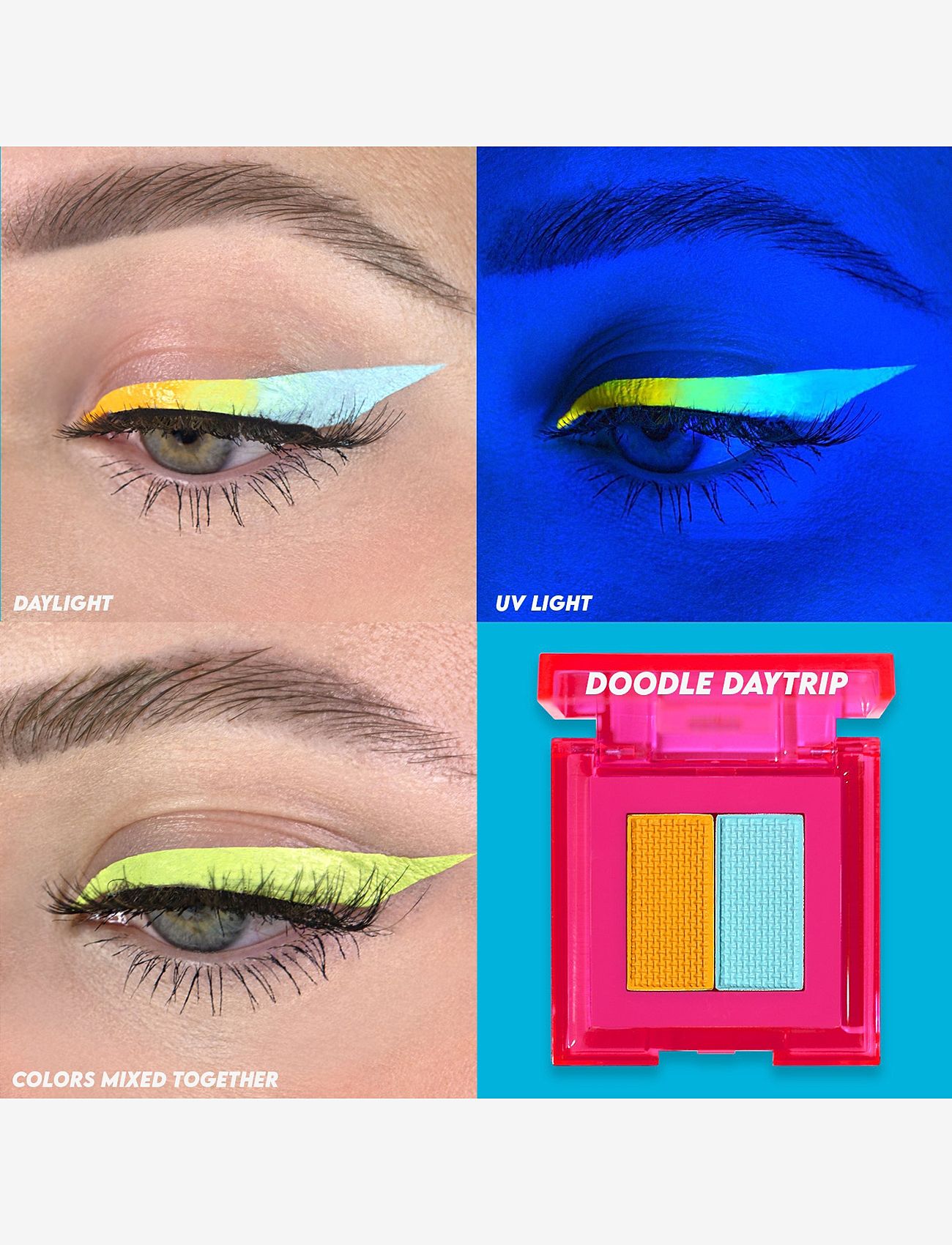 SUVA Beauty - SUVA Beauty Hydra FX Mix Cake Doodle Daytrip - Ögon & bryn  - multi-colored - 3