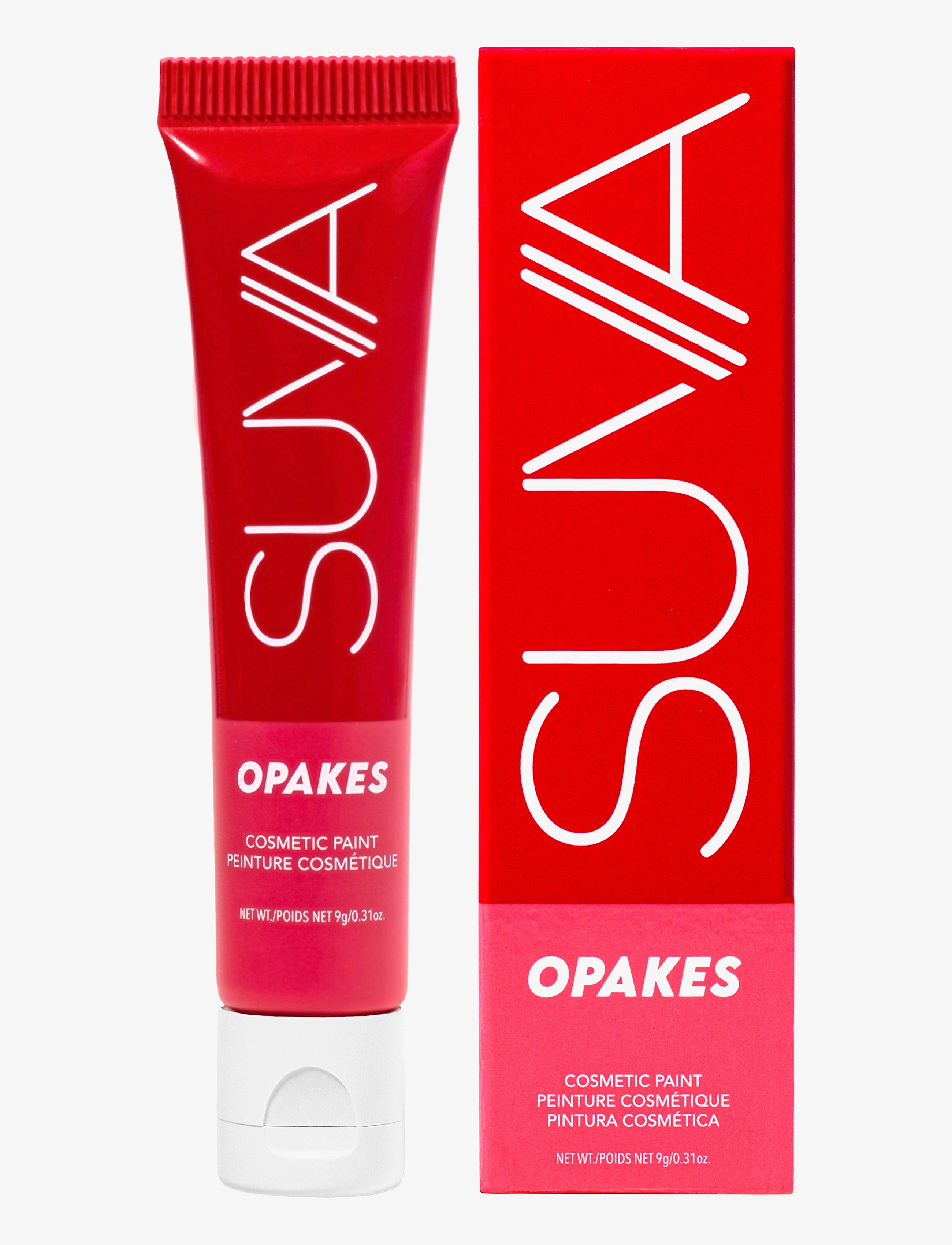 SUVA Beauty Opakes Cosmetic Paint Ragamuffin Red 9G, Øjenskygge - Ikke palette, Rød, Str: 9 G